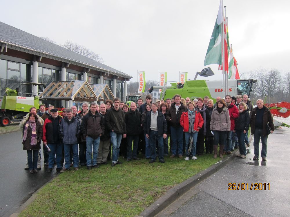 Die Besichtigung der Fa. Claas stand erstmalig auf der Tagesordnung eines Bundesseminars